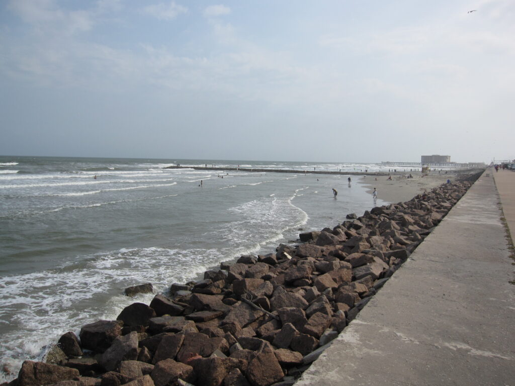 Places to go with kids: The Seawall in Galveston.