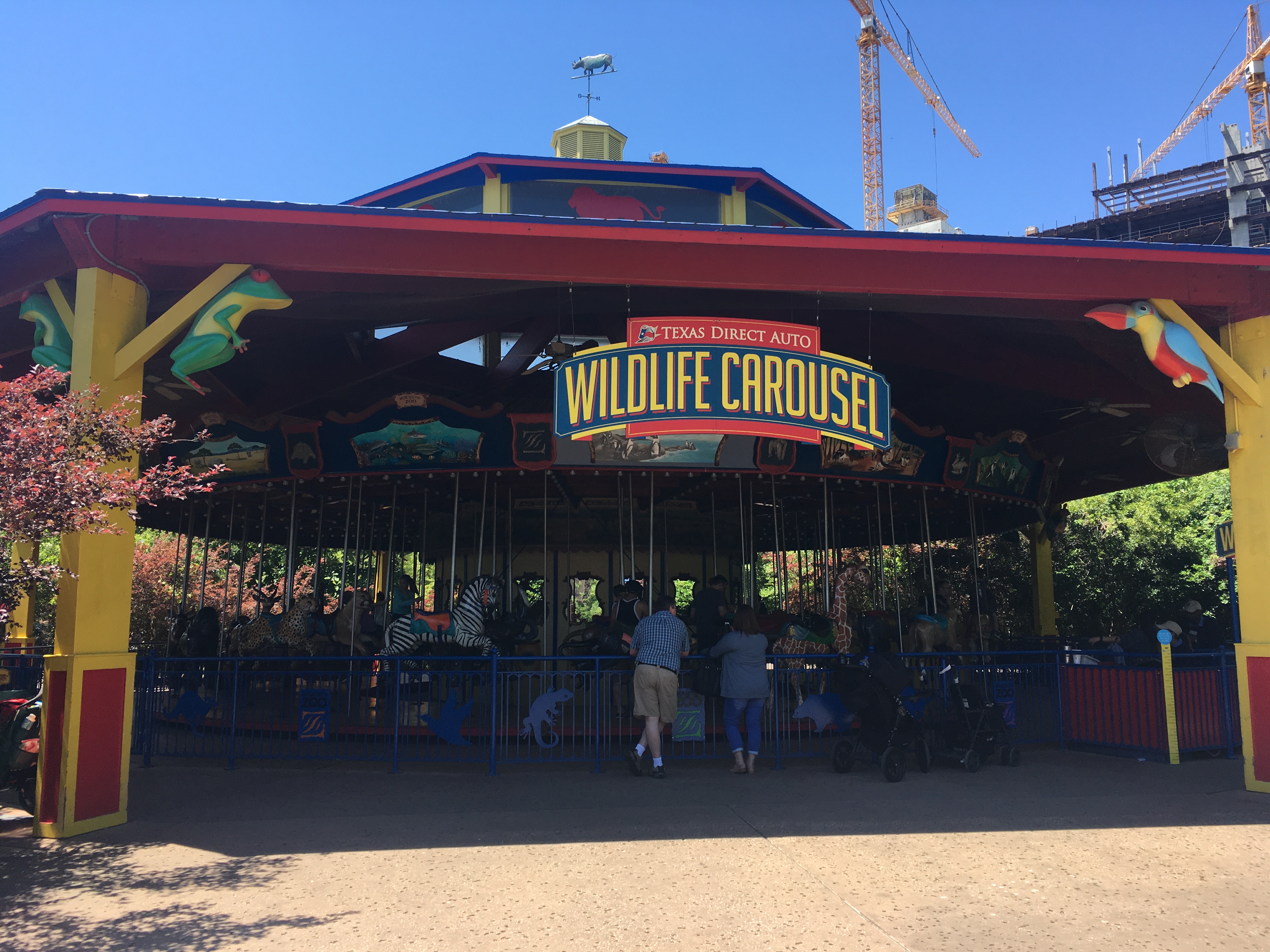 Places to go with kids: the Wildlife Carousel at the Houston Zoo.