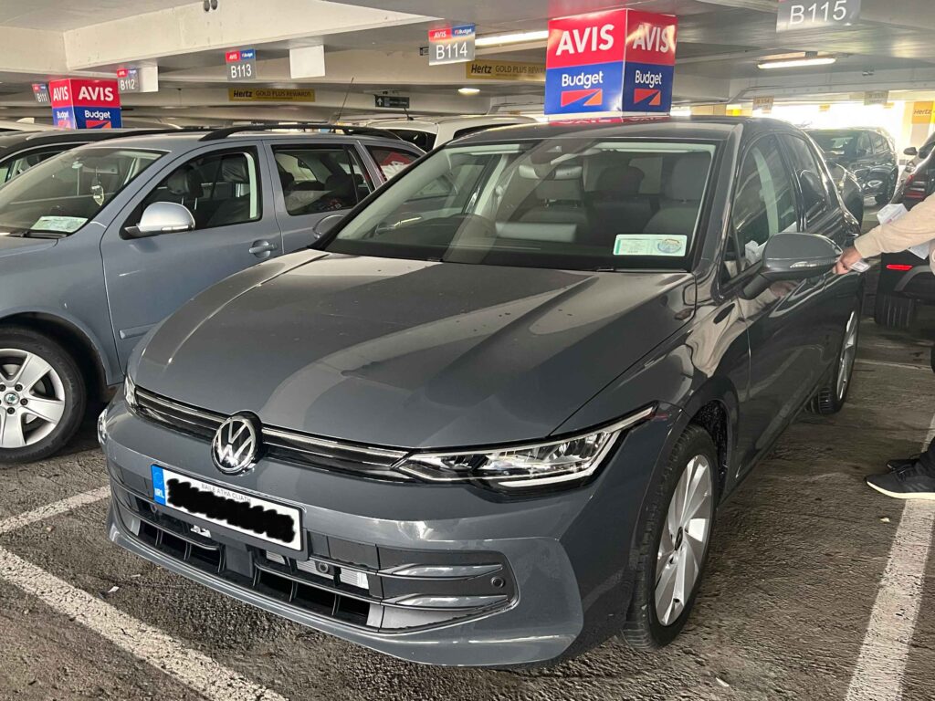 Grey Volkswagen Gulf car.